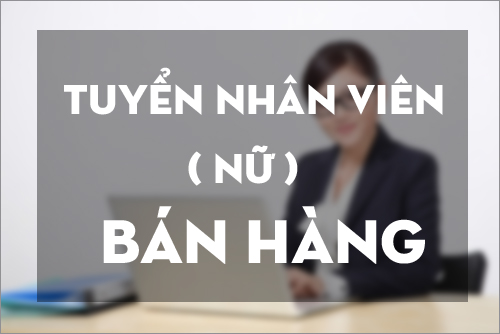 Tháng 6/2017: Tuyển dụng nhân viên bán hàng kv.HP