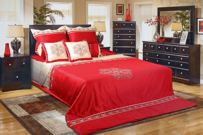 Lựa chọn chăn ga gối đệm cho phòng cưới